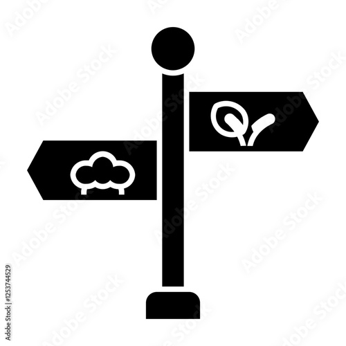 plant board glyph icon