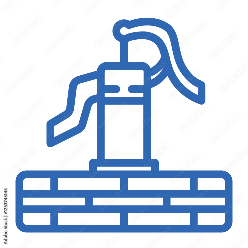 Obraz premium Surface Pump color icon