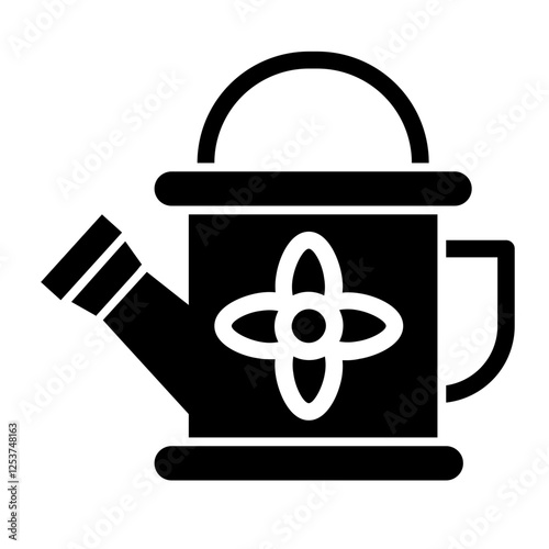 sprayer nozzle glyph icon