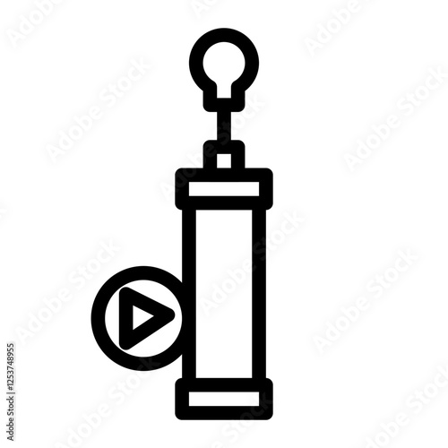 insect spray line icon