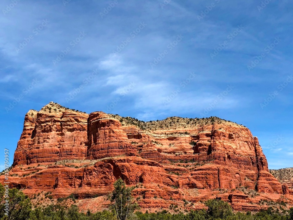 Courthouse Butte Red Rock Formation Courthouse Butte Red Rock Formation