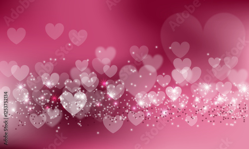 Bokeh Heart  background