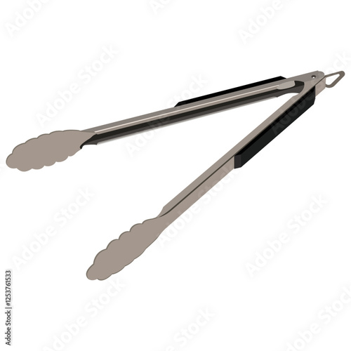 bbq tongs, Dinner Tool Vector.
