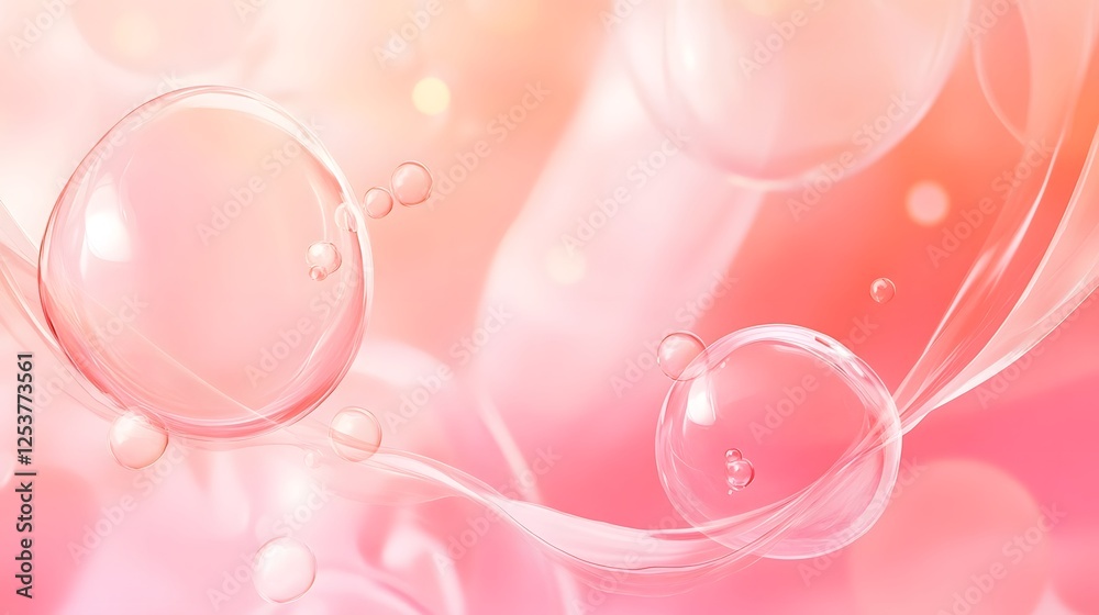 Captivating abstract image showcasing delicate iridescent bubbles reflecting soft dreamy pink and peach hues in a tranquil ethereal composition The shimmering Captivating abstract image showcasing delicate iridescent bubbles reflecting soft dreamy pink and peach hues in a tranquil ethereal composition The shimmering