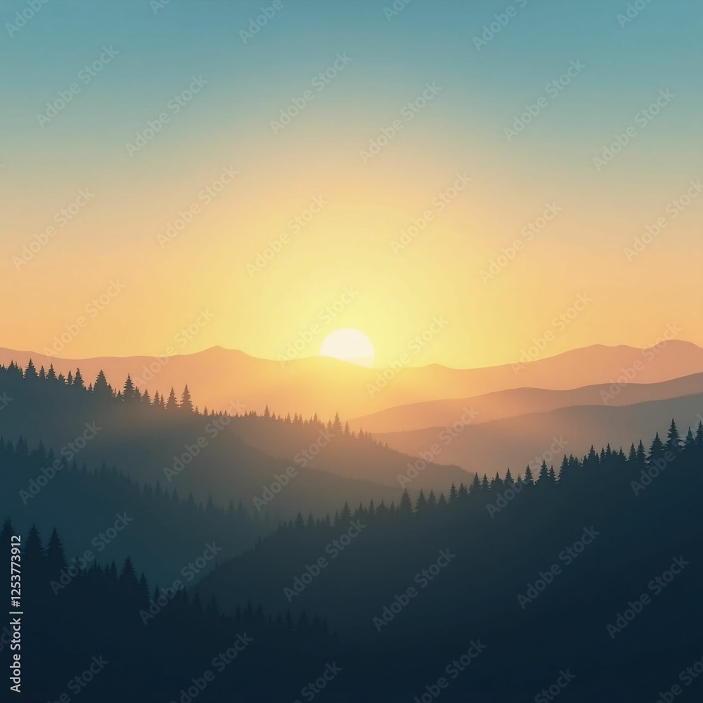 sunrise in the mountains sunrise in the mountains