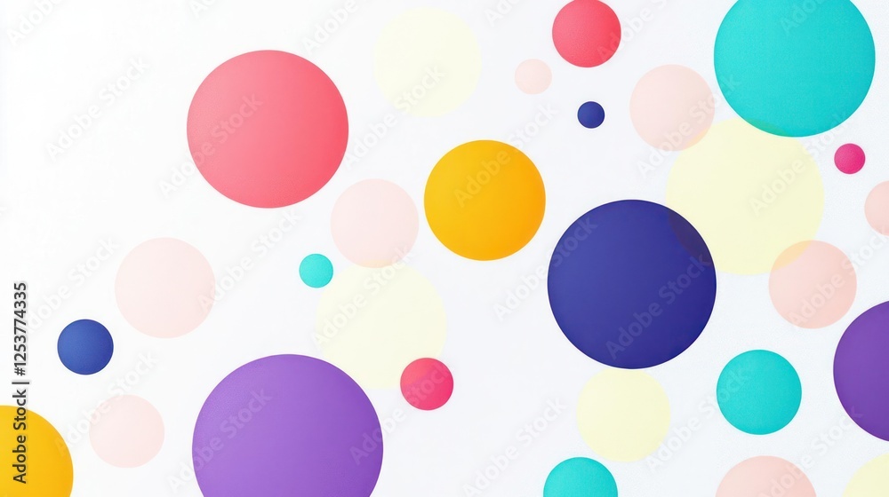 Abstract Colorful Circles Pattern Background Abstract Colorful Circles Pattern Background