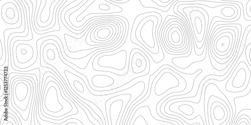 Abstract design with seamless pattern with lines topographic map. geographic mountain relief. retro topographic map. geographic contour map paper texture. terrain path isolated on a background.