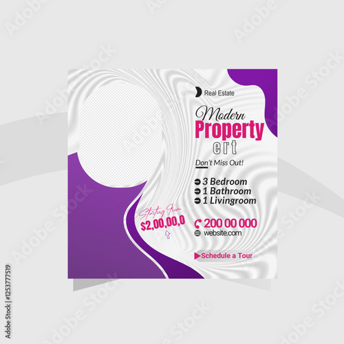 Real Estate Marketing: Editable Social Media Post Templates for Property Promotion & Sales