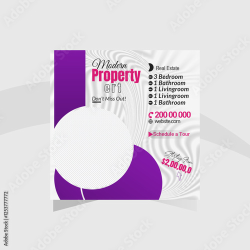 Real Estate Marketing: Editable Social Media Post Templates for Property Promotion & Sales
