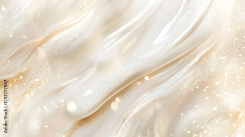 Elegant and dreamy abstract background featuring soft pastel hues sheer and translucent fabrics delicate feathers and a shimmering bokeh effect creating a magical romantic and ethereal atmosphere