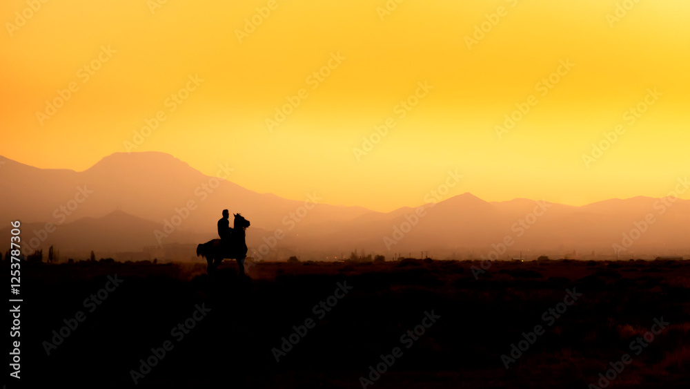 Silhouette of a Horse Rider at Sunset | Dramatic Sky | Equestrian Scene | Golden Hour | Serene Landscape
Silhouette of a Horse Rider at Sunset | Dramatic Sky | Equestrian Scene | Golden Hour | Serene Landscape