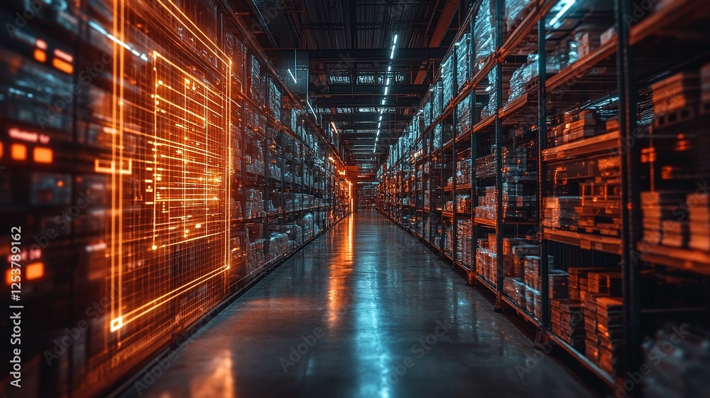 modern automated android warehouse that is inventoried by artificial intelligence modern automated android warehouse that is inventoried by artificial intelligence