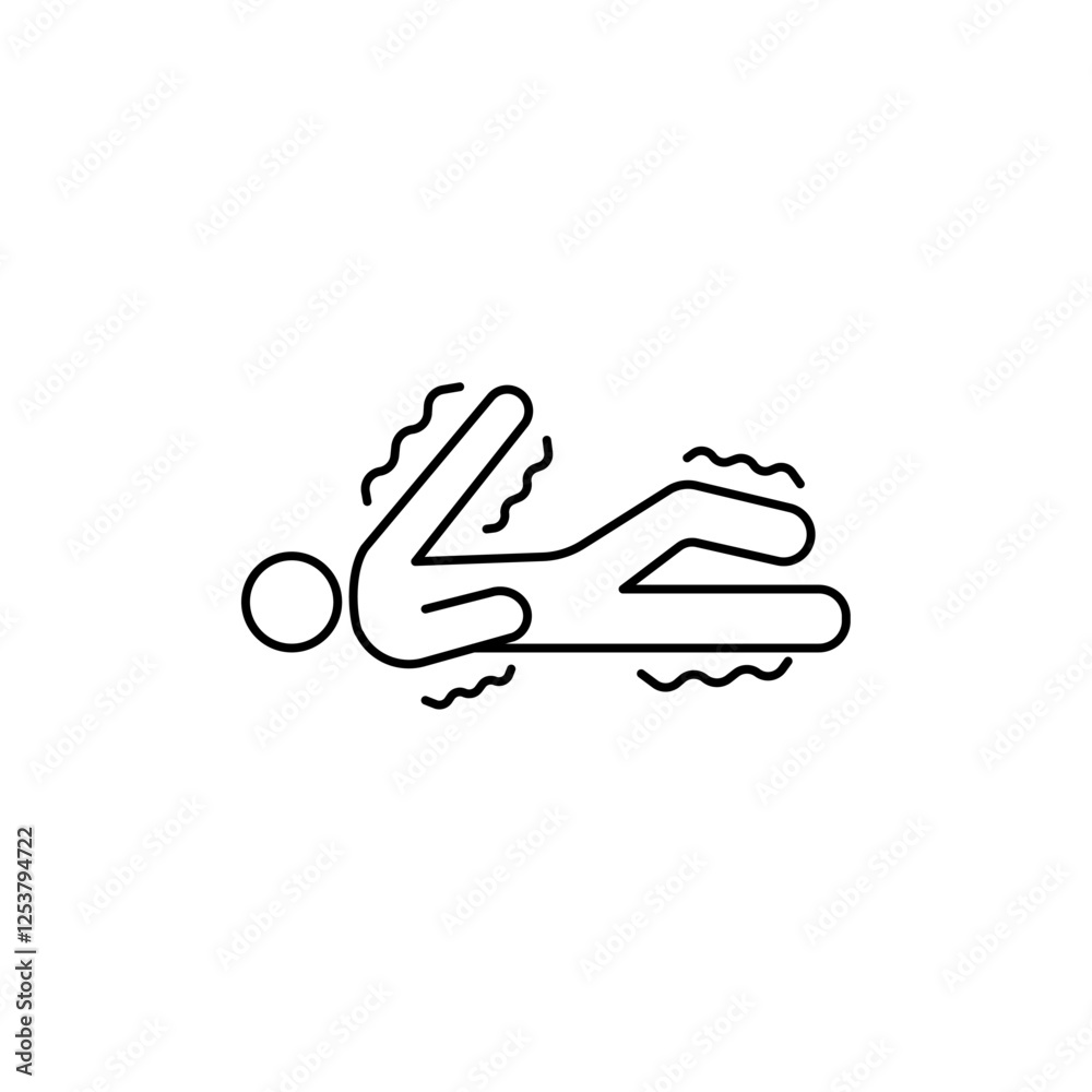Epilepsy icon Vector logo set flat Epilepsy icon Vector logo set flat