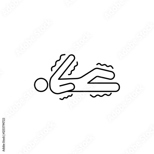 Epilepsy icon Vector logo set flat