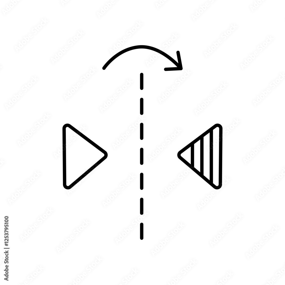 flip icon Vector logo set flat flip icon Vector logo set flat