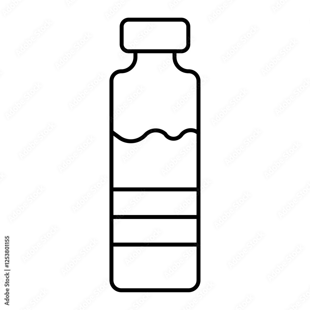 water bottle icon Vector logo set flat water bottle icon Vector logo set flat