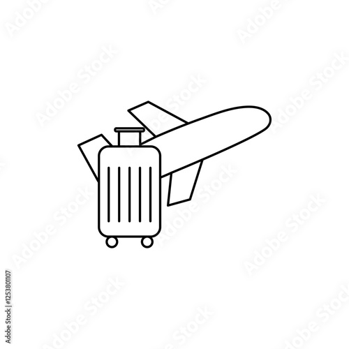voyage icon Vector logo set flat