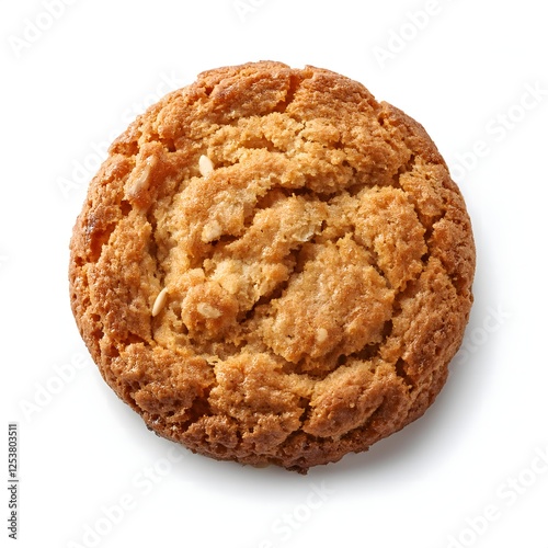 Wallpaper Mural Tasty oatmeal cookies isolated on white background Torontodigital.ca