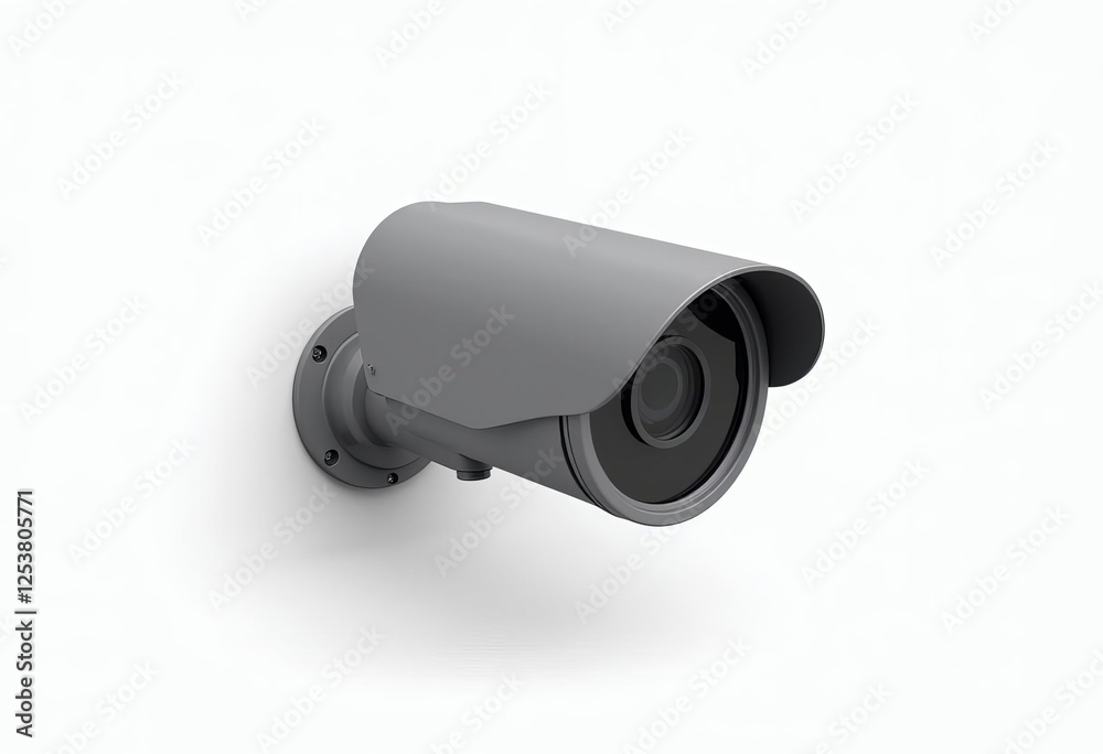 A 3D surveillance camera design featuring a sleek and modern security camera. Ideal for illustrating security, surveillance, and monitoring concepts. Isolated on a transparent background A 3D surveillance camera design featuring a sleek and modern security camera. Ideal for illustrating security, surveillance, and monitoring concepts. Isolated on a transparent background