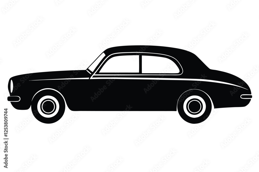 Obraz premium retro car vector