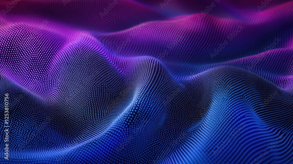 Abstract Digital Background Featuring Blue Purple Gradient Waves with Dynamic Dotted Patterns for Modern Design Projects Abstract Digital Background Featuring Blue Purple Gradient Waves with Dynamic Dotted Patterns for Modern Design Projects
