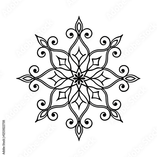 abstract floral ornament