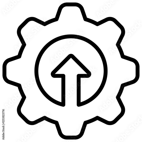 Performance Icon Image, Management and Productivity Vector  Concept Design