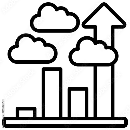Performance Icon Image, Management and Productivity Vector  Concept Design