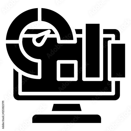 Performance Icon Image, Management and Productivity Vector  Concept Design