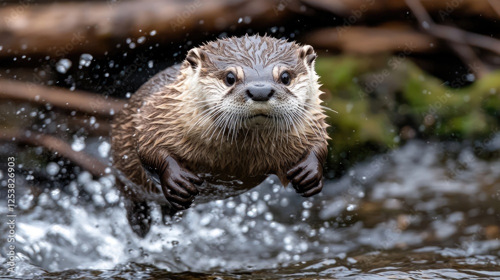 Jumping River Otter Wildlife Jumping River Otter Wildlife