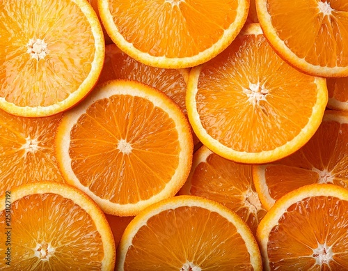 orange slices as background 