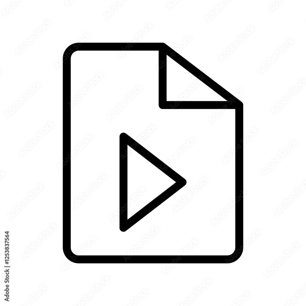 file video vector icon file video vector icon