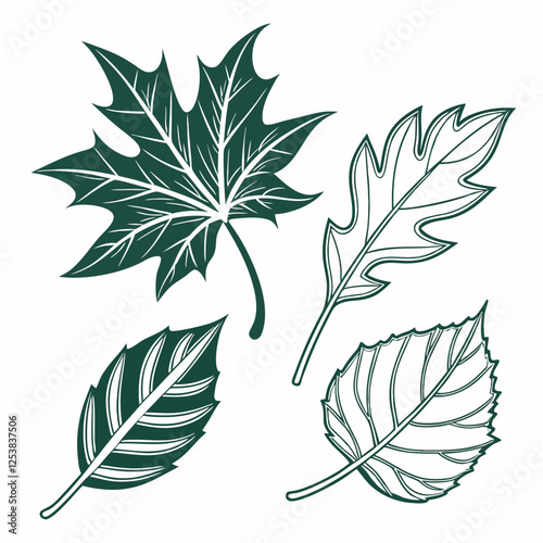 set of leaves