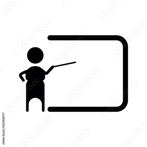 Business lecture icon.