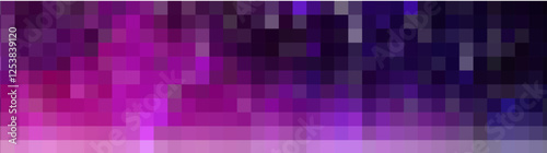 Vector illustration of vivid visual disturbances with the effect of pixel shift