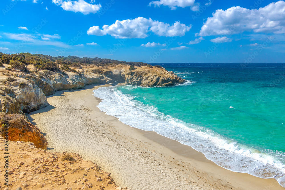 Hawaii Beach, a pristine natural beach on the Greek island of Naxos Hawaii Beach, a pristine natural beach on the Greek island of Naxos