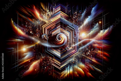 Quantum physics transcending into art