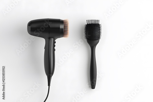 Premium Hairdryer and Styling Brush Set photo