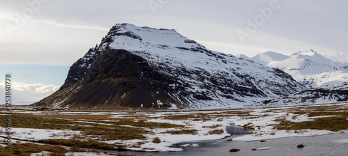 Moody landscape panoramas from Iceland