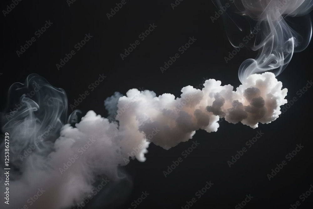 Naklejka premium white background smoke, smoke abstract on white background for design