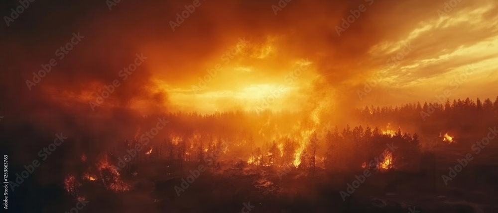 Devastating Impact of Forest Fires on the Environment Highlighting Climate Change Awareness Devastating Impact of Forest Fires on the Environment Highlighting Climate Change Awareness