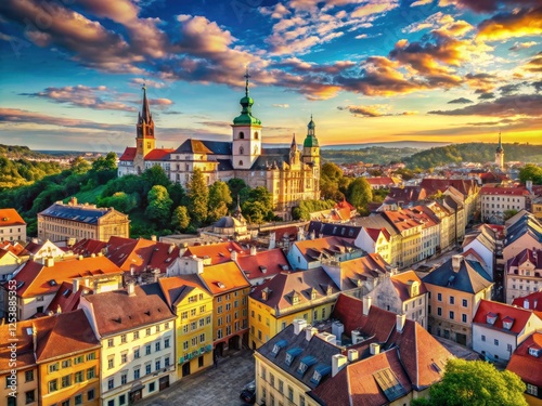 Wallpaper Mural Stunning European cityscape: architectural marvels, bustling streets, captured in vibrant travel photography. Torontodigital.ca