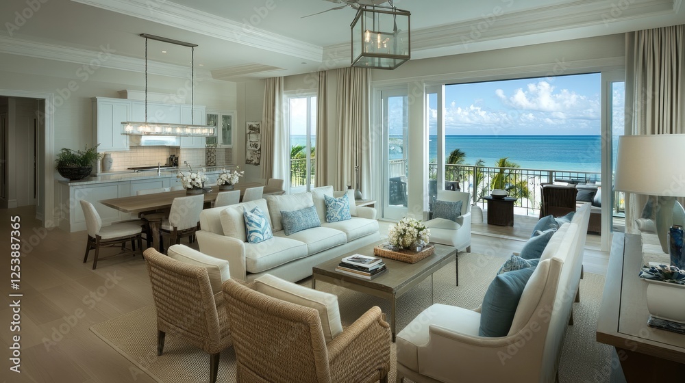 A tranquil and sophisticated living room with soft textures, neutral furnishings, and sculptural lighting casting gentle shadows. A tranquil and sophisticated living room with soft textures, neutral furnishings, and sculptural lighting casting gentle shadows.
