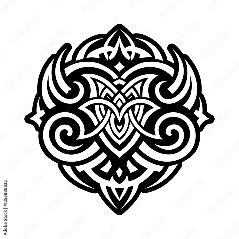 A glyph icon depicting taino tribal artwork A glyph icon depicting taino tribal artwork