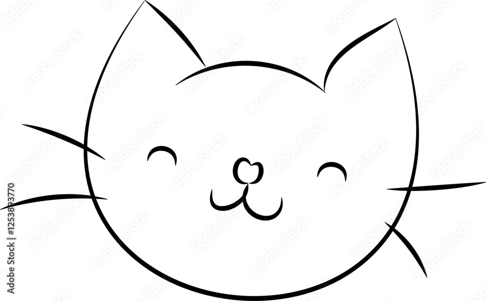 Cute Hand Drawn Doodle Cats Funny Kittens Collection - Simple funny cute doodle cats, line outline icons set in different poses and unusual interpretation vector illustration isolated on white. Cute Hand Drawn Doodle Cats Funny Kittens Collection - Simple funny cute doodle cats, line outline icons set in different poses and unusual interpretation vector illustration isolated on white.