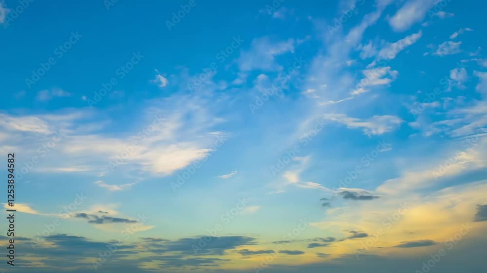 Timelapse of Clouds Moving Across a Blue Sky Timelapse of Clouds Moving Across a Blue Sky