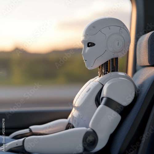 Robot in Transit: an ai-powered journey photo