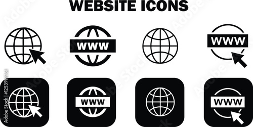 Web site Icons Bundle Set