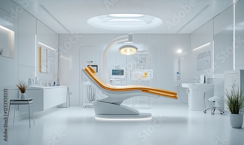 Modern Clean Dental Clinic Interior