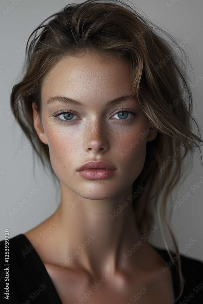 Fototapeta premium Fashion Beauty Portrait Beautiful Woman Face